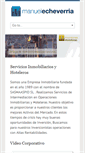 Mobile Screenshot of manuelecheverria.com