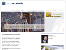 Tablet Screenshot of manuelecheverria.com